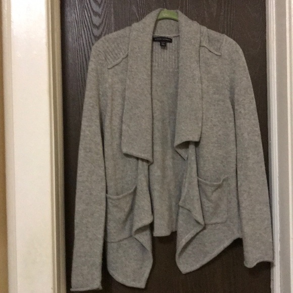 Banana Republic Sweaters - Banana Republic Gray Cashmere Blend Cardigan